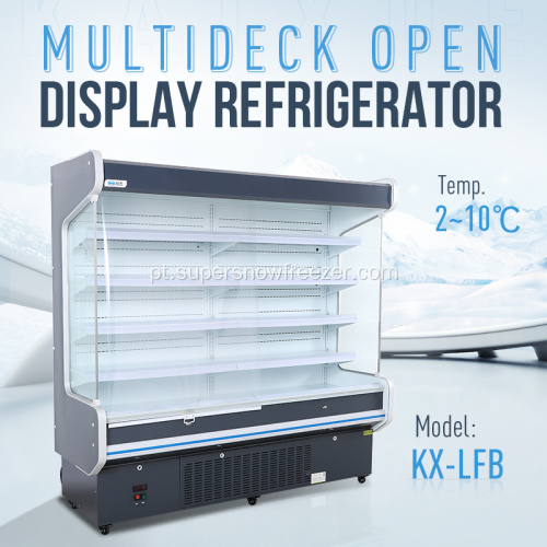 Freezer de portas de vidro comercial no Dubai